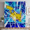 Elegant Room Curtains for Camera Pokemon Blackout Curtain for Room 2 Panel Home Interior Curtains Shades Halloween Decoration