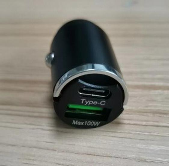 Super Fast Charge PD30W Mini Pull Ring Car Charger with QC3.0 & 100W Flash Charge
