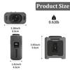 10000mAh Waist Fan with Power Bank 5 Speeds Portable Fan Hands Free Rechargeable Fan Battery Level Display USB Charging Fan