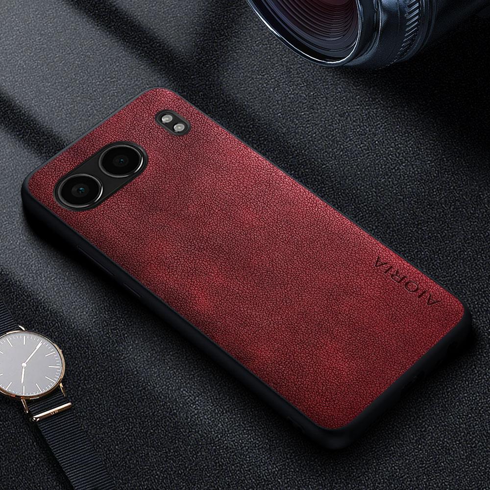 Capa de couro de luxo premium para telefone Oneplus Nord 4 3 2 2T N20 N200 N30 SE Funda Retro Business Style Capa de cor sólida