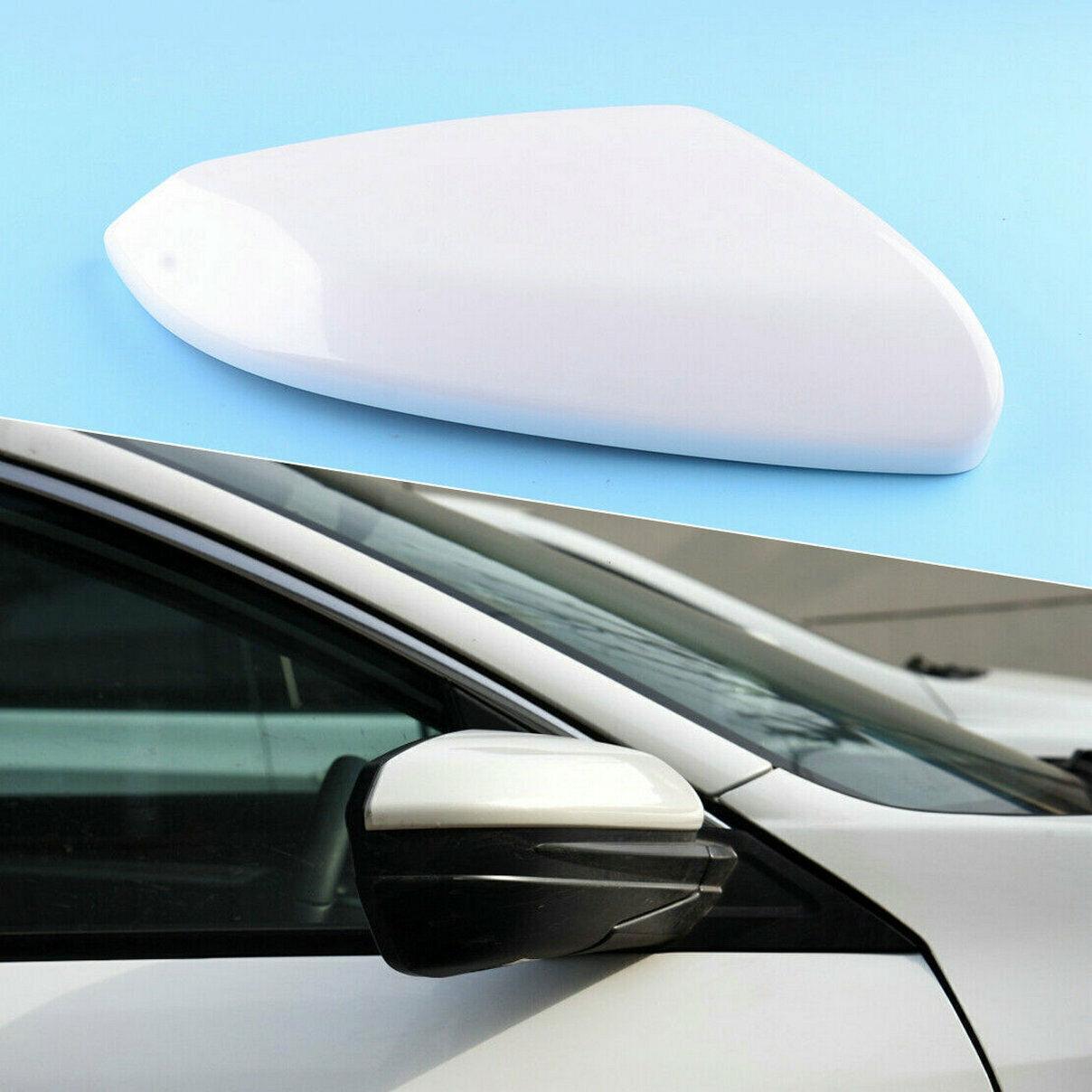 Right For Honda Civic 10th 2016- Car Side Rearview Mirror Cap Cover White
