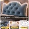 Princess Crown Removable & Washable Headboard Cushion – Large, Soft Upholstered Lumbar Pillow for Bedside & Tatami