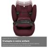 Siège auto pallas b i-size cbx by cybex - 76 à 150 cm - 9 à 50 kg - 15 mois à 12 ans - rumba red - dark red