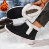 Winter Womens Snow Boots Non Slip Fluffy Fur Platform Suede Ankle Boots Comfort Warm Slip On Sneakers for Women Zapatillas Mujer