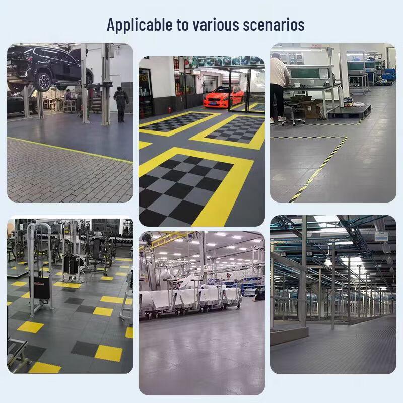 Mingge Interlocking PVC Industrial Floor Mat (Dot Pattern)