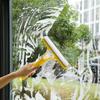3 In 1 Window Cleaning Squeegee Multi Function Glass Mirror Wiper with Spray Bottle Microfiber Scrub Household Car Cleaner Tools