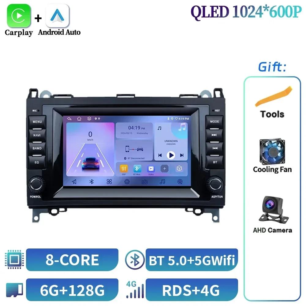 7inch Screen For Mercedes Benz B200 W245 W169 W639 2006-2012 Multimedia GPS Car Radio BT WiFi Android Navigation Carplay Stereo