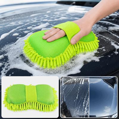 Detailing Auto Waschhandschuhe Mikrofaser Auto Reinigungsbürsten Verdickter Auto Wascher Schwamm Auto