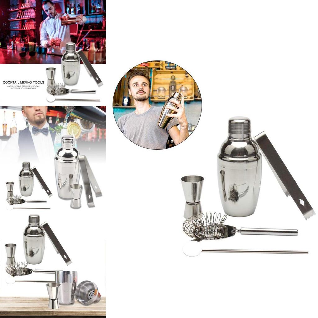 Ultimate 550ml Stainless Steel Cocktail Shaker Set For Professional Bartending