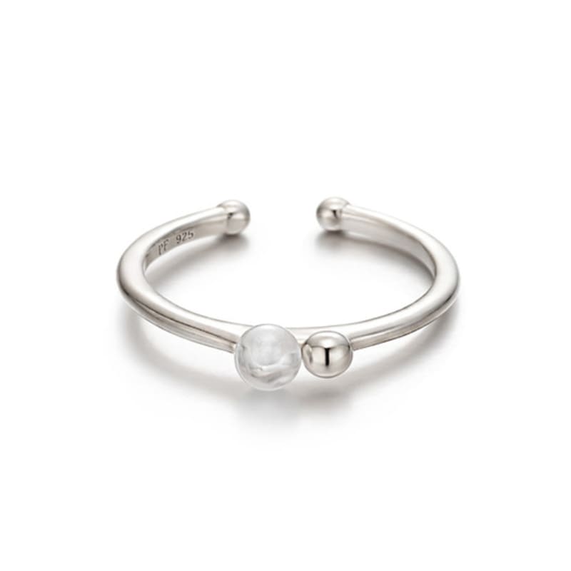 PAIGEFLYNN JEWELRY [925 Silver] Bubble Dew Do Open Ring