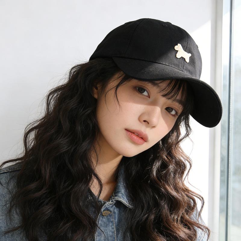 Baseball cap Women's wide brim shows the face Small versatile sun hat Japanese high-quality casual cap
