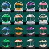 3D Moving Sand Art Picture Round Glass Deep Sea Sandscape Hourglass Quicksand Craft Flowing Sand Painting Office Home Decor Gift