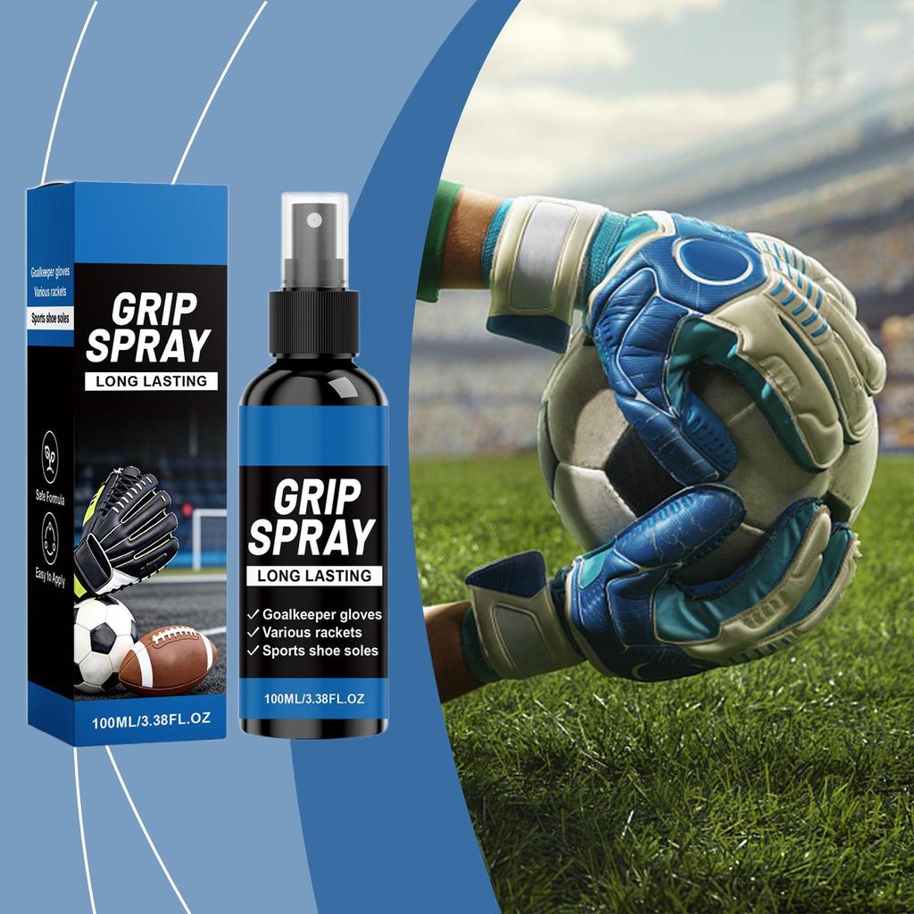 NEW Shoe Grip Spray 100ml Long-Lasting Anti-Slip Enhancer Football Glove Sticky Spray For Athletes Players Soccer Volleyball