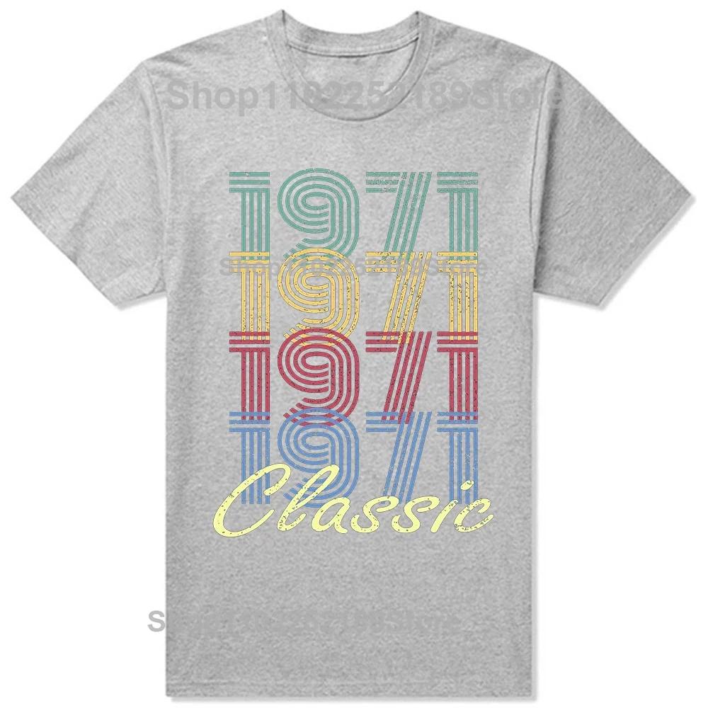 Vintage 1971 Begränsad Upplaga 54-årspresent Musik Kassett T-shirts Grafisk Streetwear Kortärmad Födelsedagspresenter T-shirt Herr