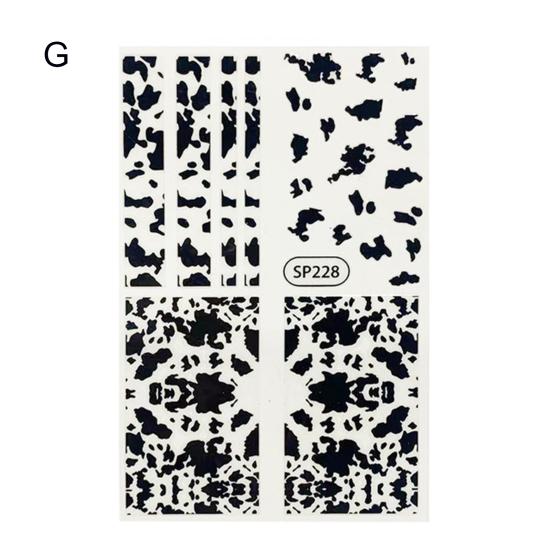 Delicate Nail Effect Ultra Stripe Decals 3D Thin DIY