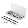 10 Pieces Planer Blades Knives 3-1/4 Inch 82mm Sturdy Easy To Use with Storage Box Portable