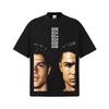 Cristiano Ronaldo Retro Distressed Heavyweight Cotton T-Shirt