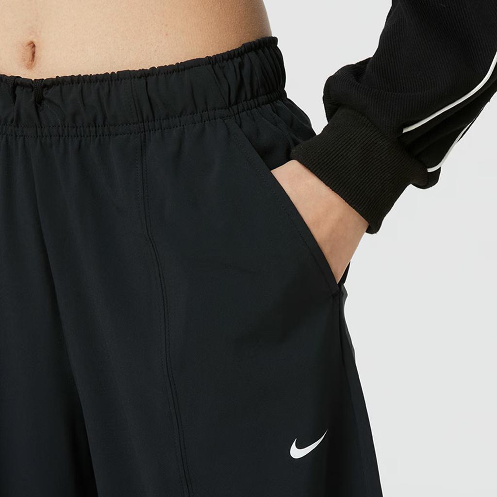Nike Komfortable Bløde Hudvenlige Ensfarvede Snøre Casual Bukser Dame Underdele IQ0343-010
