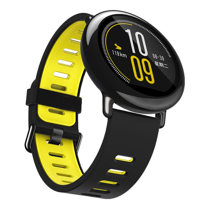 

22 мм спортивний силіконовий ремінець для смарт-годинника Xiaomi Huami Amazfit Pace Stratos 3 2 2S для Huami Amazfit Bip 5 GTR 4/3/2 GTR 47 мм