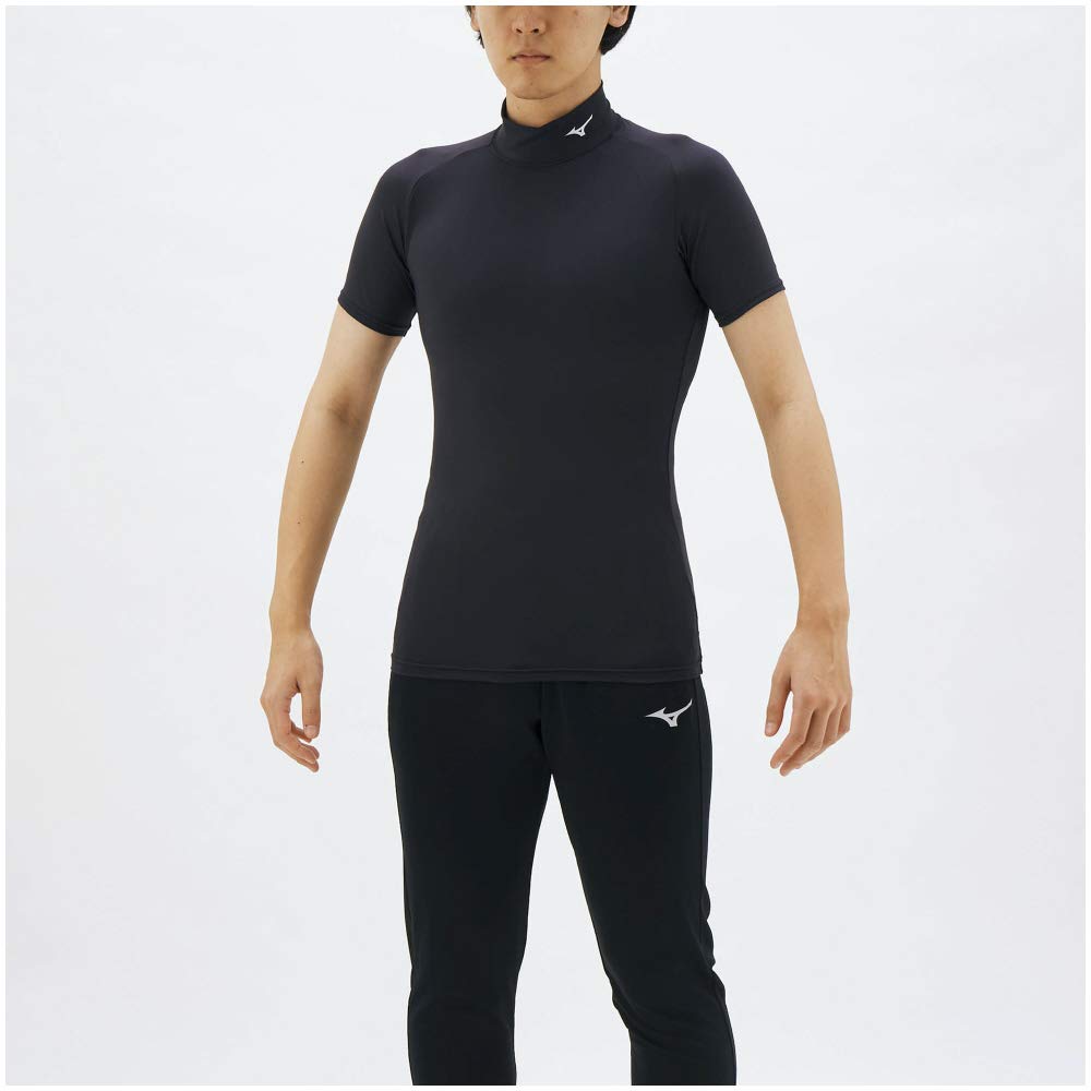 Mizuno 2021 Dry Accel Bio Gear Compression Training High Short UV Matte Size M Men's Shirt, Neck, Sleeves, Moisture-Wicking, Quick-Drying, Stretch,