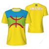 Camiseta de Malla Deportiva Bandera de Túnez Para Correr Bicicleta Fútbol Tenis Fitness Camisetas Impresión 3D Personalizada