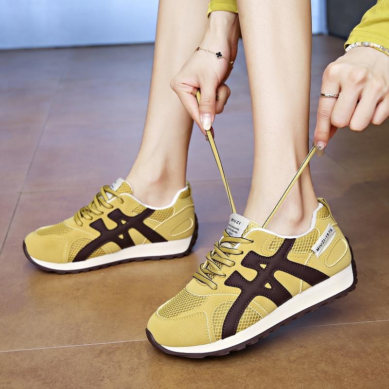 CRLAYDK Classic Sneakers for Women Lightweight Mesh Fashion Casual Trainers Summer Shoes Ladies Breathable Walking Sports Tennis