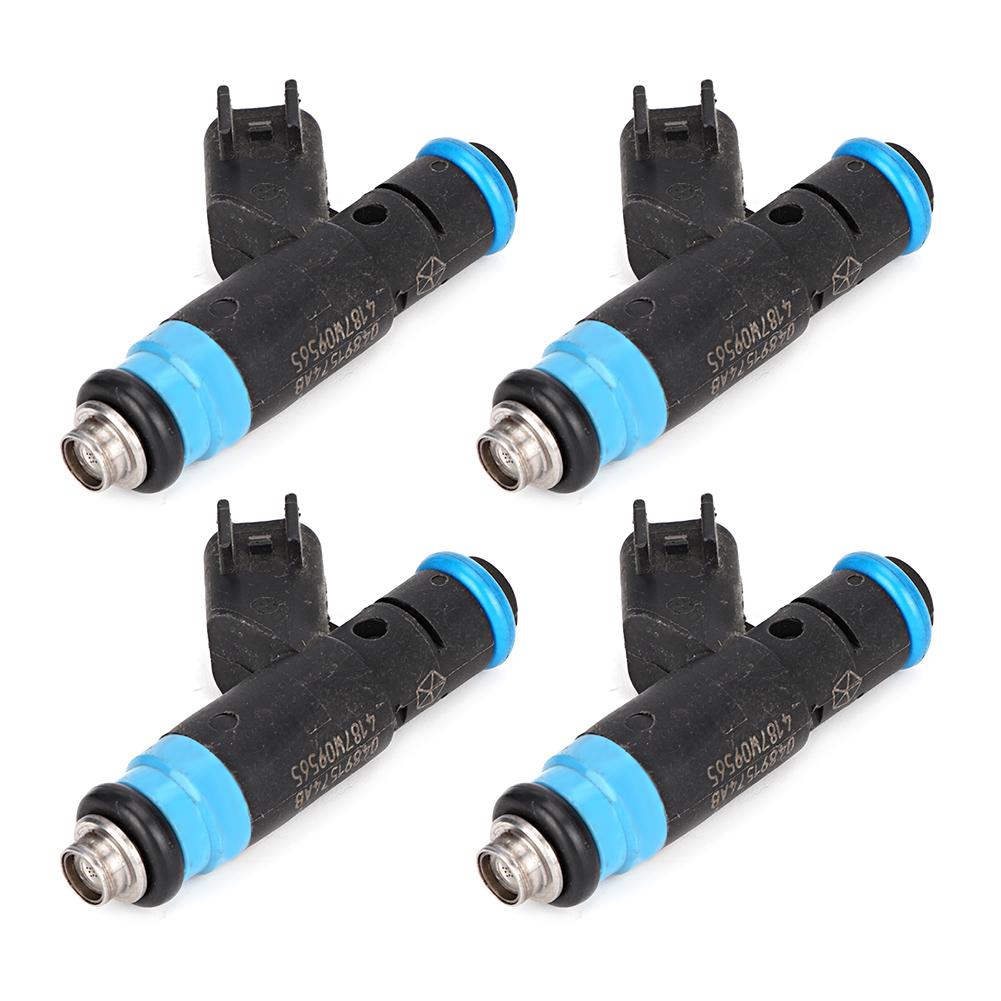 4Pcs Car Fuel Spray Injector Nozzle Fit for Dodge Stratus 2004 2006 04891574AB