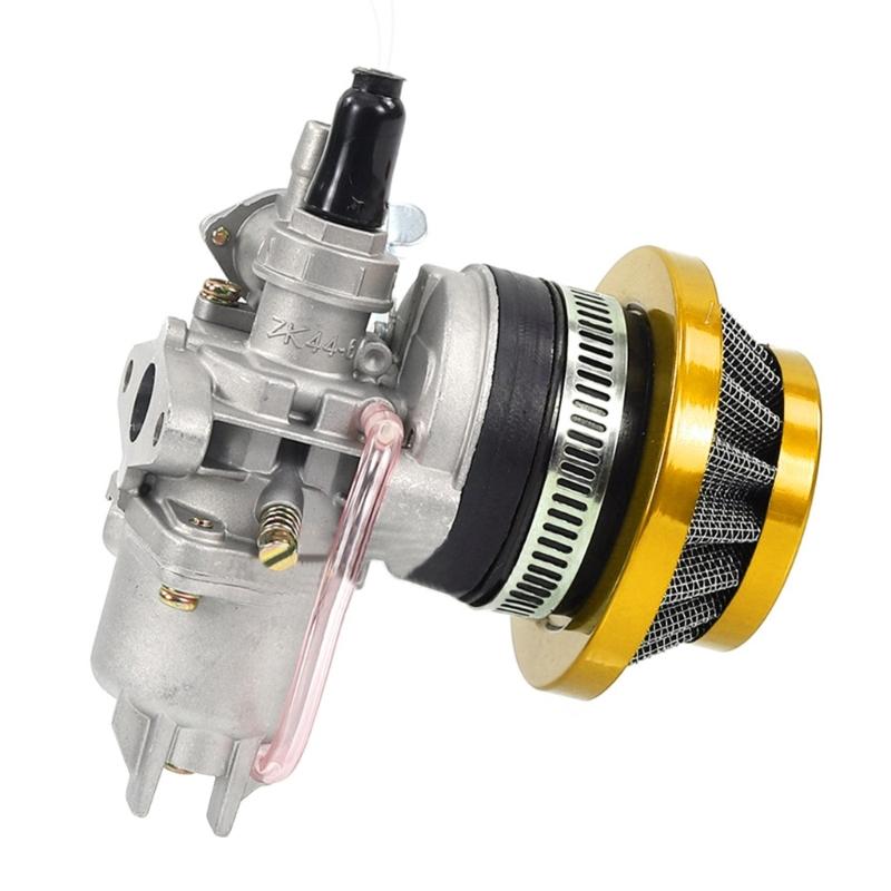 Durable Engine Carb Carburetor with Pod Air Filter 2 Stroke for 47cc 49cc Mini Quad Moto ATV Dirt Pocket Bike Motorcycle