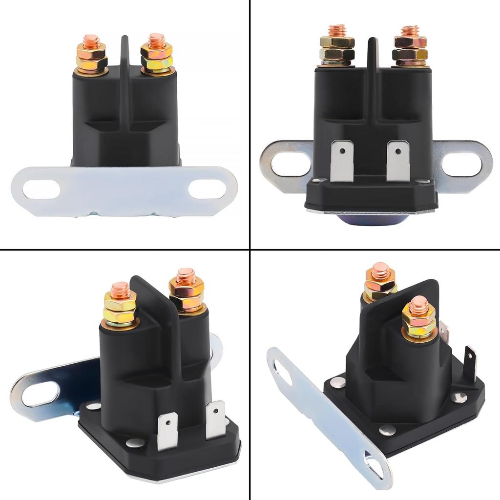 Road Passion Starter Solenoid Relay for X140, Z225, Z425, Z445, Z645; Troy Bilt Big Red Horse, Bronco, Super Bronco, Tuffy