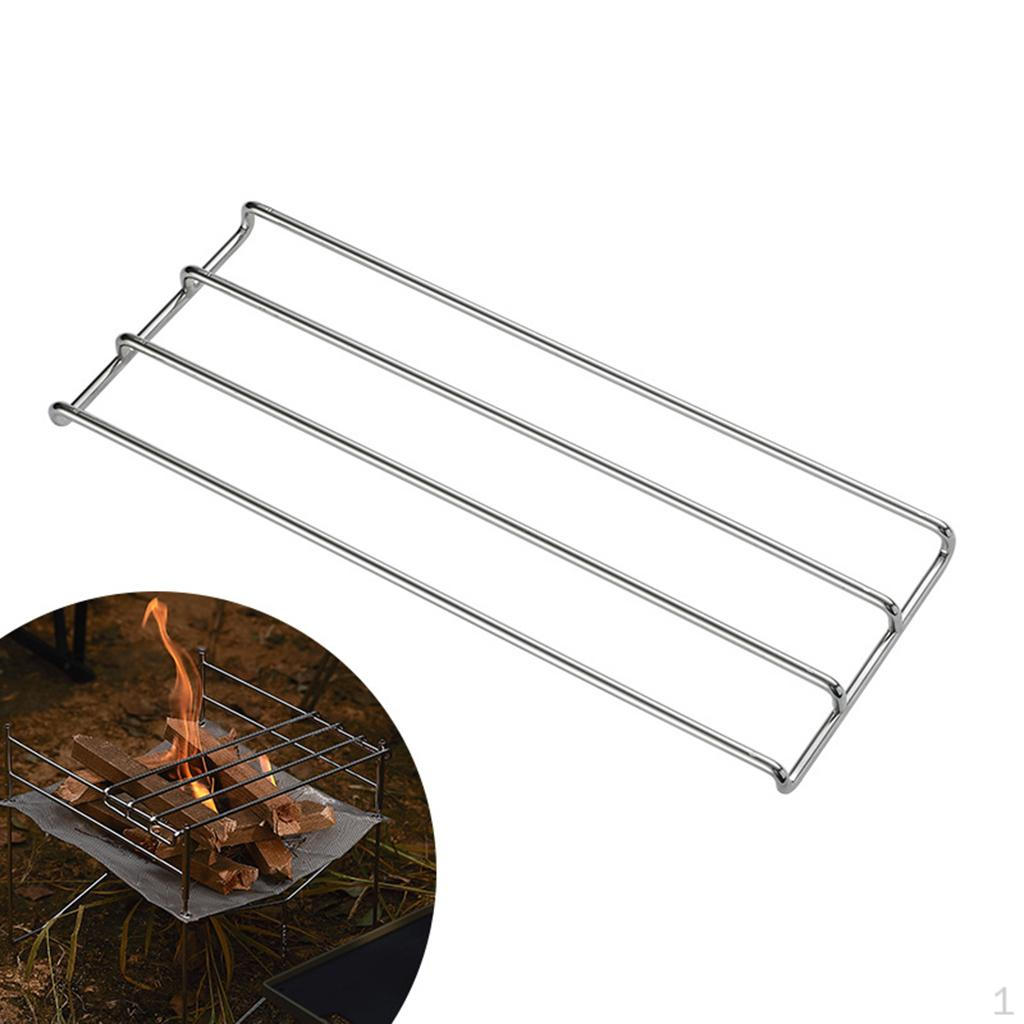 Barbecue Net Pot Rack Grill Pan Mesh Outdoor Hiking Supplies L