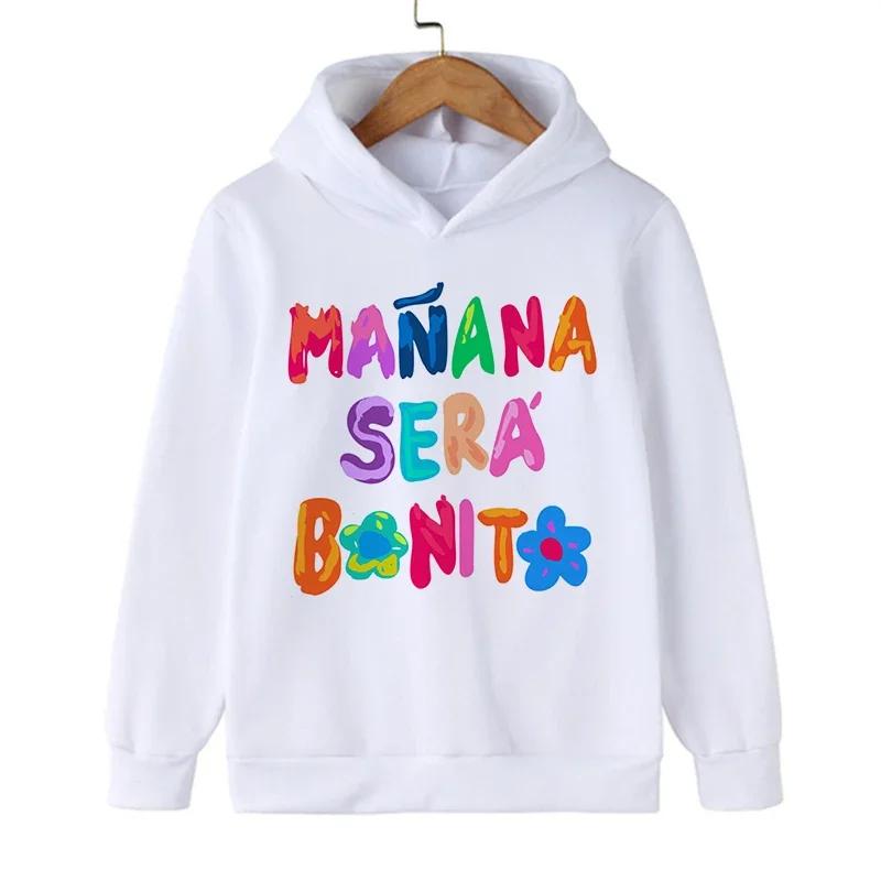 New Fun Children's Hoodie Manana Sera Bonito Karol G Bichet Children's Sportswear Children's Clothing Hoodie Girls' Top Sportswear