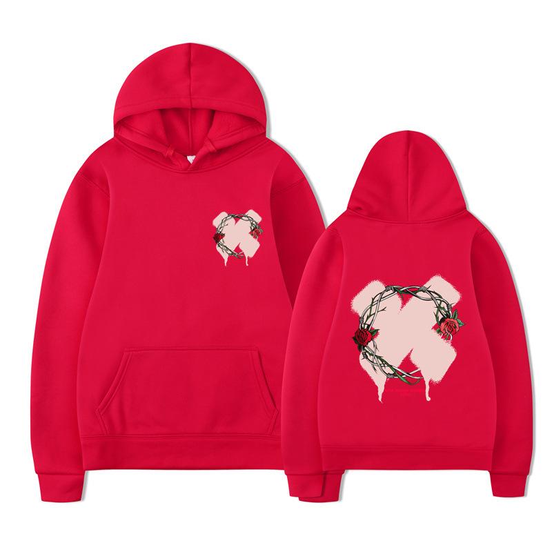 Autumn Winter Letter Print Men Hoodies Boys Harajuku Girls Hip Hop Pullover Fancy Music Gift Casual Loose Comfortable Sweatshirt