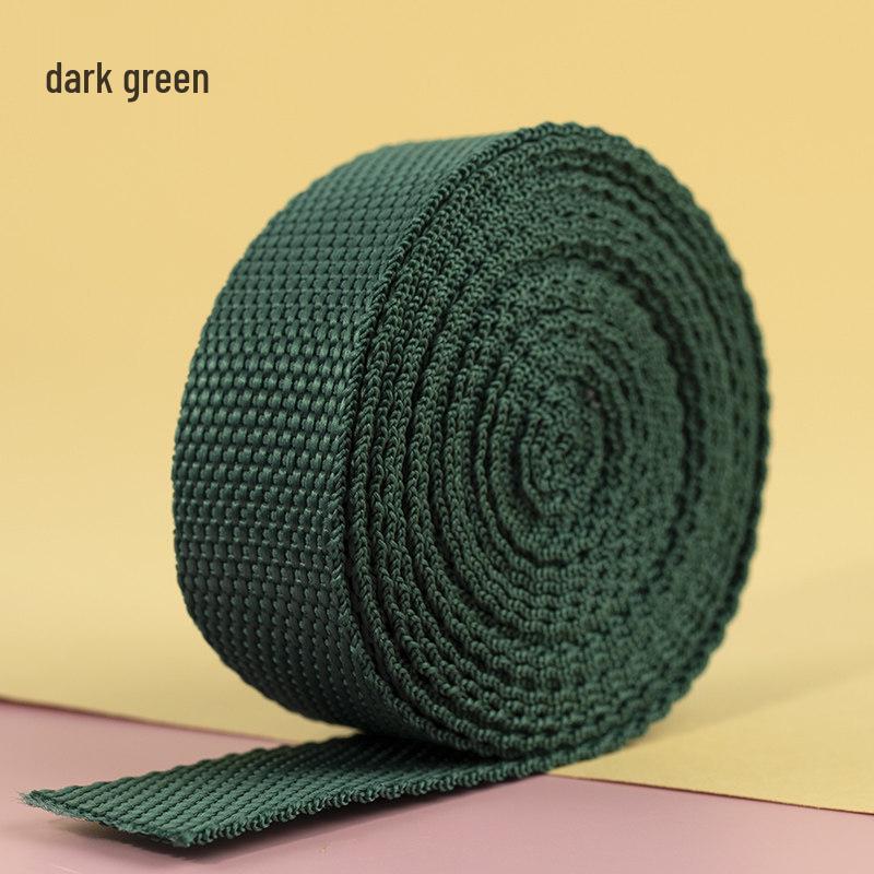 2.5 cm Colored Polypropylene & Nylon Webbing Backpack Strap | Flat Ribbon Handmade Accessories