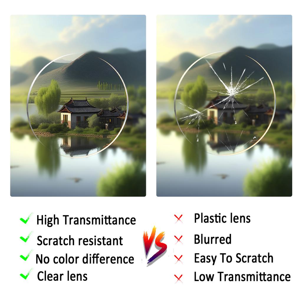 TUREZING Reading Glasses for Women Men HD High Quality Portable Comfortable Prescription Glasses+2.0+3.0+4.0