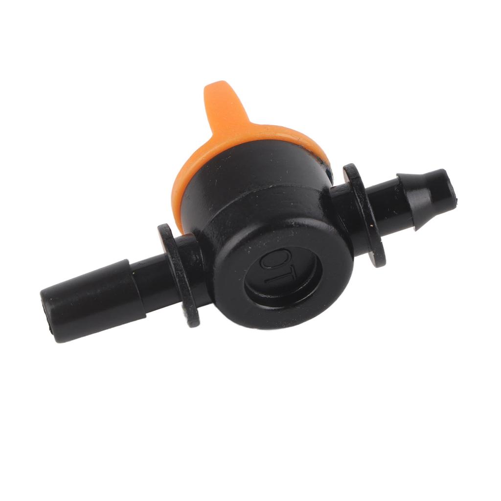 50 Stück Tropfbewässerungsventil 4/7mm Außendurchmesser 6mm/0,2in Tropfbewässerungs-Schaltventil für Bewässerungssystem