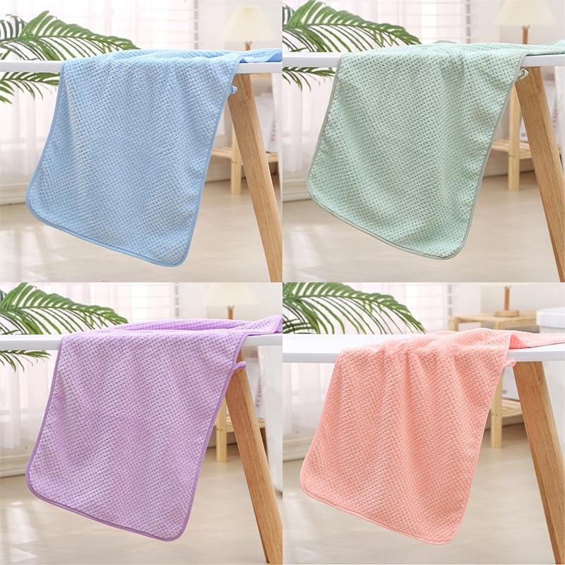 Absorbent Towels Coral Fleece Bath Towel For Adults Soft Bath Face Towel Bath Bathroom Towels