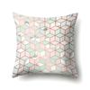 Ins Marble Polyester Pillowcase Car Decoration Home Printed Car Waist Cushion Pillowcase Pillowcase Car Decoration
