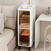 Foldable Storage Cabinet Bathroom Organizer Slim Cabinet Organizer Rack Pantry Cabinet Storage