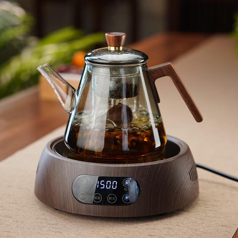 Quandu Heat-Resistant Glass Steaming Teapot