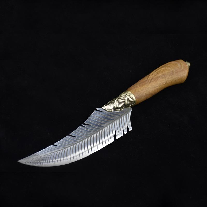 

Нож для обвалки из нержавеющей стали Ручной нож для мяса Острый обеденный нож с чехлом для ножа