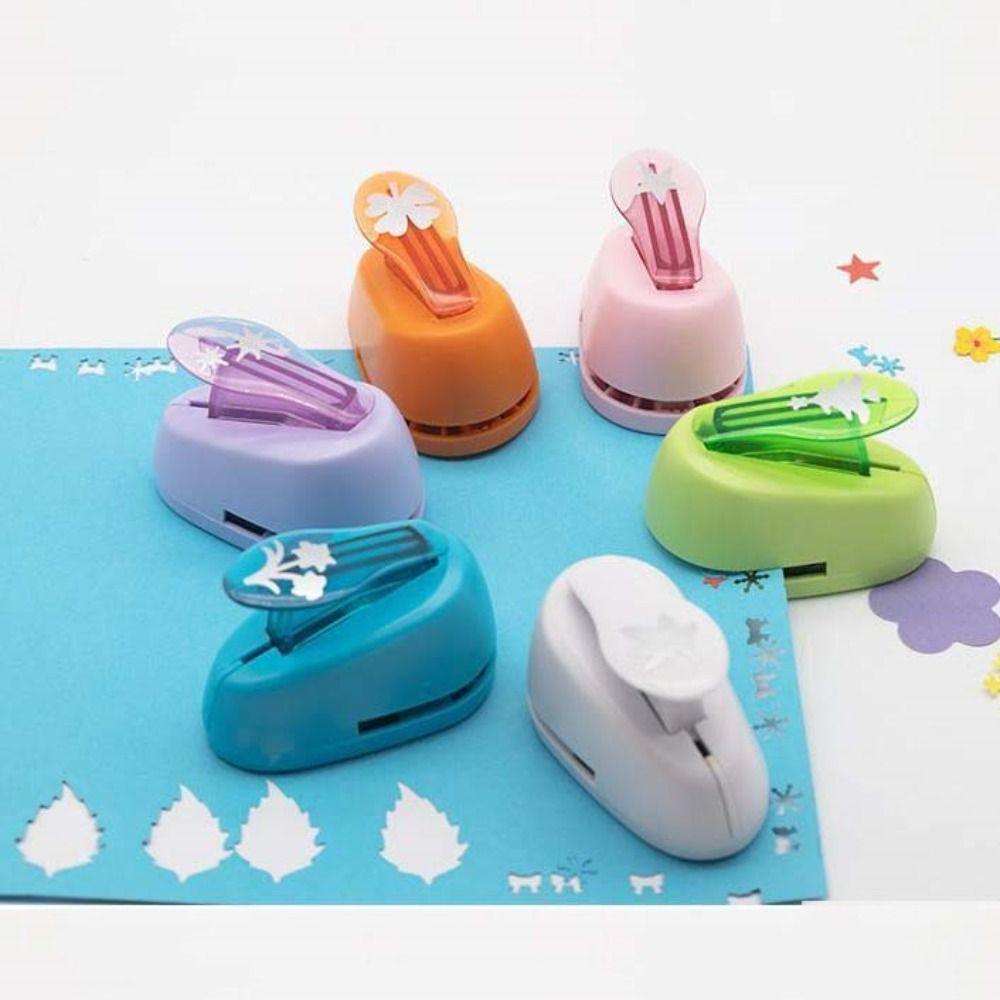 Star Shape Paper Embossing Machine Handmade Paper Cutting Tools Punch Hole Puncher  Scrapbooking