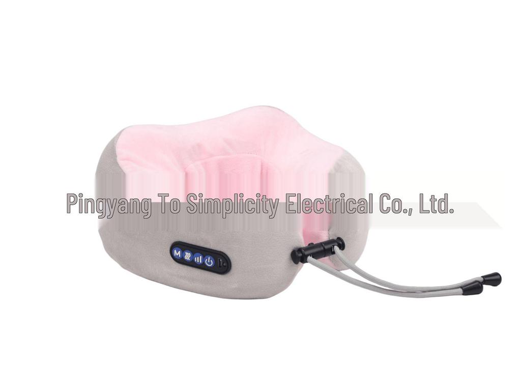 Portable Memory Foam U-Shaped Neck and Cervical Massager Pillow