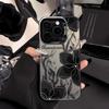 Black Gold Camellia Is Suitable for iPhone17Pro Max Mobile Phone Case Apple 15/14 Niche 14Pro Anti-drop Ins