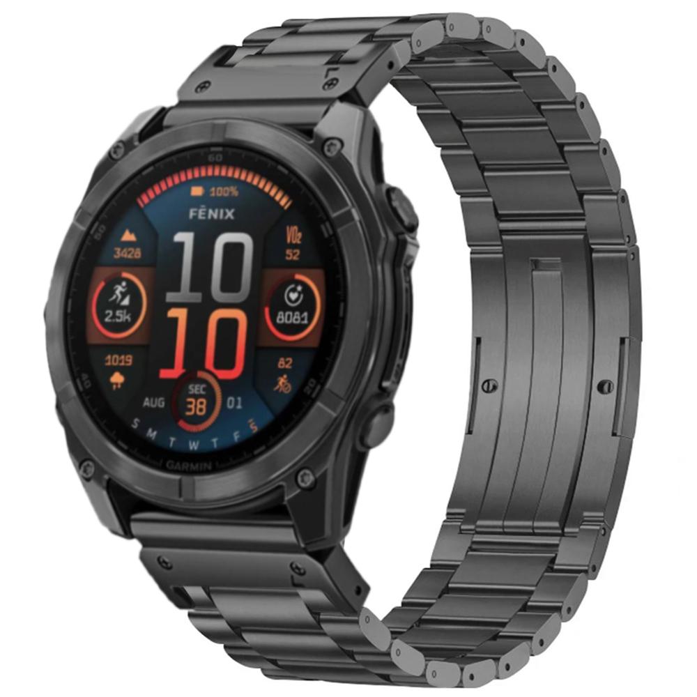 26mm Stainless Steel Band for Garmin Enduro 3 Fenix 8 51mm Strap Men Metal Wrist Bracelet for Garmin Fenix 7X Pro 51mm Fenix 6 5