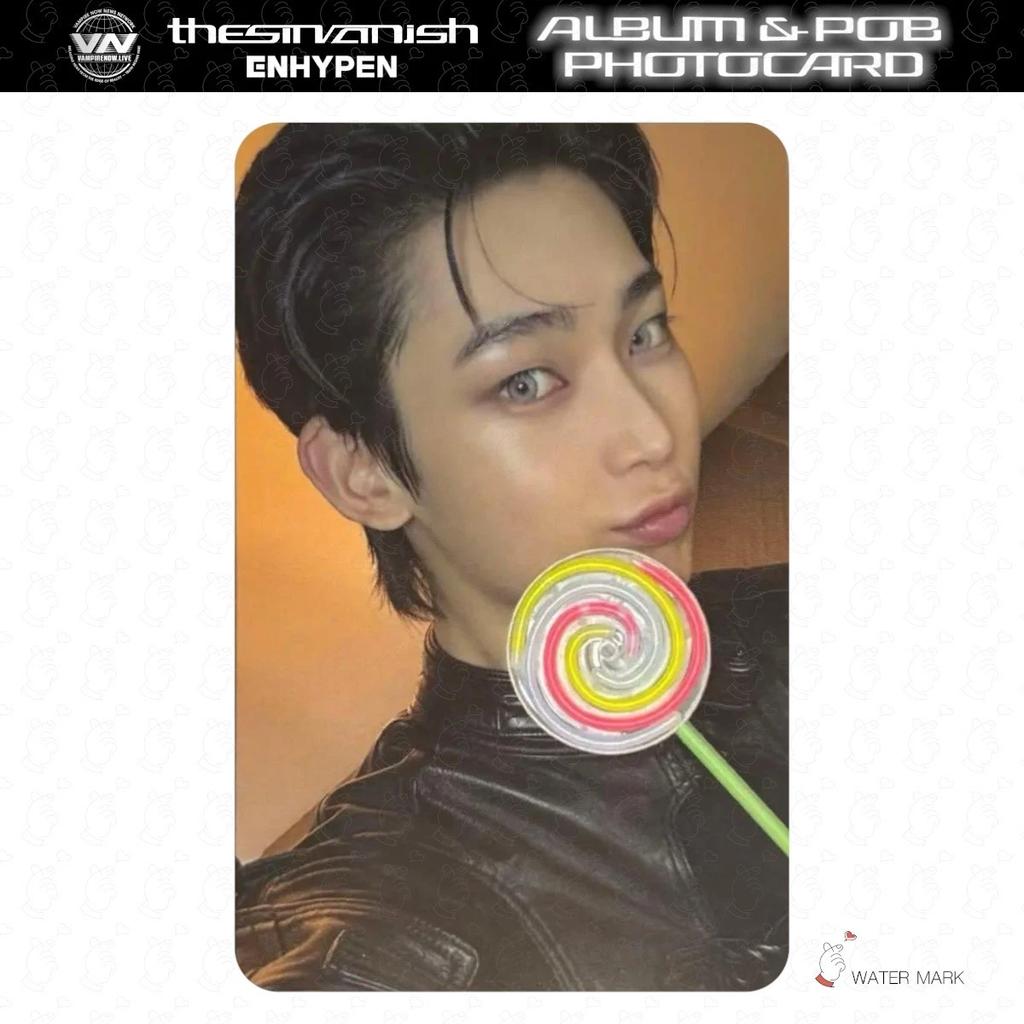 VORBESTELLUNG ENHYPEN THE SIN VANISH ALBUM Fotokarte Japan POB Glücksziehung OFFIZIELL FORBIDDEN AFTERLIGHT STORM FUGITIVES