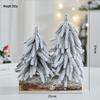 Mini Potted Christmas Tree with Snow - Perfect for Desktops, Hotels, Malls, and Window Displays