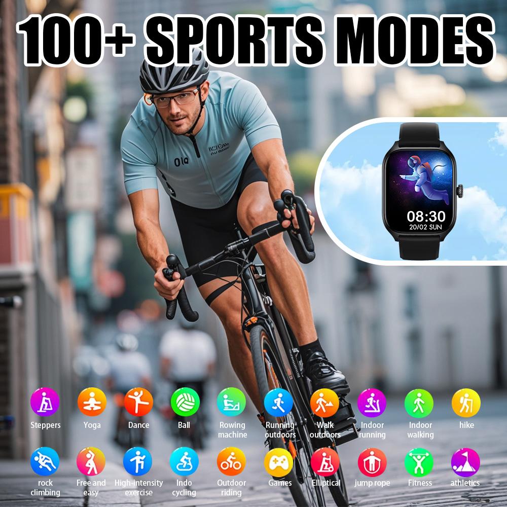 New Smart Watch Men Women Full Touch Screen Sport Fitness Tracker Bluetooth Passometer Information Display Smartwatch