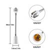 E27 Lamp Base 20/30CM Light Socket Extender Adapter E27 to E27 Socket Extender Bendable Flexible Gooseneck Adjustable Extension