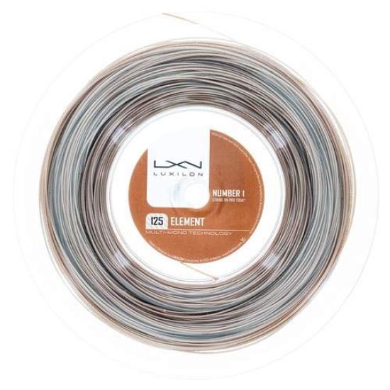 LUXILON Tennis String Gut Used by Kei Nishikori ELEMENT 125 WRZ990106 Brown [200m Reel]