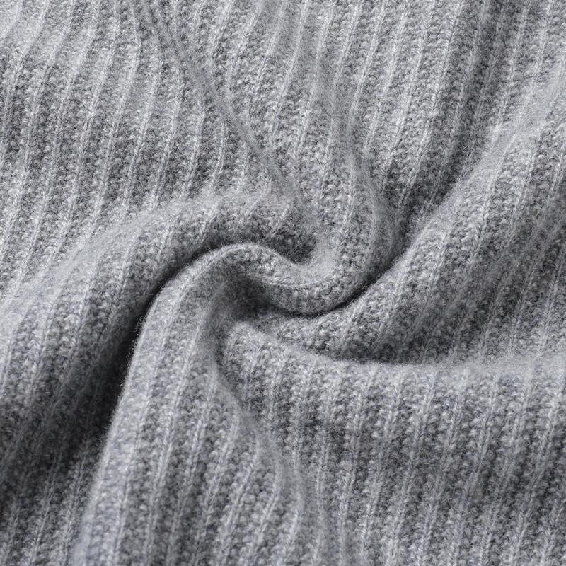 SNOWFLYING Women's 100% Merino Wool Ribbed Half-Zip Hooded Sweater